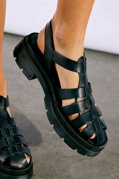 fisherman platform sandals.